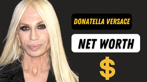 versace ceo net worth.